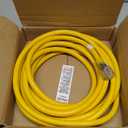 Southwire Outdoor Extension Cord, 50 Ft, 12 gauge 3 prong, Heavy Duty, SJTW Cord, Yellow, 2588