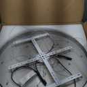 H138 Modern Chandelier for High Ceiling 26-Lights Chrome Raindrop Chandeliers Crystal Pendant Light Fixture Large Chandelier for Staircase Foyer Villa Dimmable LED Hanging Light