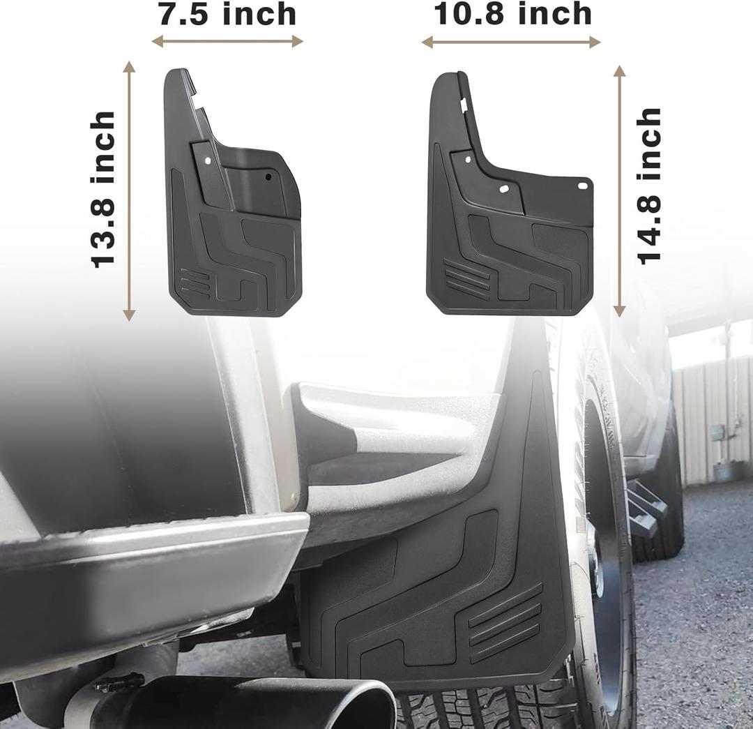 Muslogy for 2023+ Colorado Mud Flaps Without Fender Flare Front Splash Guards No Drilling Required Compatible with Chevy Colorado Without Fender Flare 2023 2024 2025 Muslogy for 2023+ Colorado Mud Flaps Without Fender Flare Front Splash Guards No Drilling Required Compatible with Chevy Colorado Without Fender Flare 2023 2024 2025