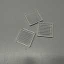 Cionyce 4 Pcs Spiked Caster Cups, Square Furniture Caster Cups with Anti Spiked Bottom, Clear Furniture Cups for Couch, Table, Ded, Chairs