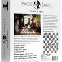 Paco Sako Peace Chess Game, Super Fun for Chess Lovers, Make Peace While Playing Chess, not War - Chess Set Board Game for Peace Makers | 2-Players
