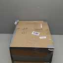 Vintage Floor Lamp for Living Room, 65" Tall Lamp with Nightlight and Beige Faux Silk Shade, Farmhouse Standing Lamp for Bedroom, Office Corner, or Study, Elegant Rustic Home Decor (LED Bulb Included) (Antique Brass-No Tray)