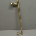 JQK Bath Towel Bar Brushed Gold, 18 Inch 304 Stainless Steel Thicken 0.8mm Towel Rack Bathroom, Towel Holder Wall Mount, Total Length 20.47 Inch TB110L18-BG