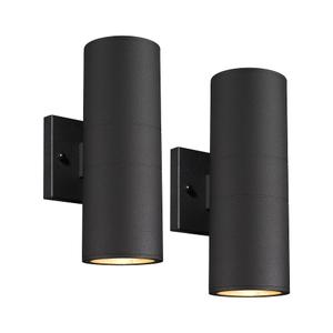 Ken & Ricky Outdoor Wall Sconce Lights, Black Exterior Lighting Fixtures, Outside Porch Lights Outdoor Wall Light Fixtures for House Garage Front Door Patio - 1Pack
