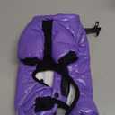 AOFITEE Dog Coat, Waterproof Dog Jacket for Winter, Warm Fullbody Dogs Snowsuit, Winter Coat for Small Dogs, Zip Up Pet Puffer Jacket Fleece Vest, Outdoor Reflective Cold Weather Pet Coats, S (Light Purple)