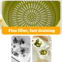 Hanging Food Waste Catcher for Sink, Kitchen Sink Strainer Basket, Self-Cleaning Kitchen Sink Food Waste Catcher Faucet Hanging, for Home Kitchen Garbage Leftovers (Yellow)