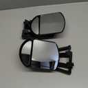 Towing Mirrors, Mirror Extensions For Towing, 360 Degree Rotation Clip-on Dual View Tow Mirrors for Vehicle Car Truck Trailer, 2pcs
