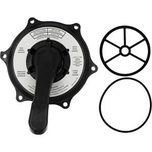 SPX0710XBA17 Key Cover and Handle Assembly Replacement for 1 1/2 inch Hayward SPX0710X32,SP0710X62,with Gasket and O-Ring.Not fit for Vari flow XL and 2inch pipe valve.
