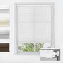 LazBlinds Custom Size 32"W x 64"L Cordless Cellular Shades, White | Soft Light Filtering Fabric Protects Privacy, With Thermal Insulation & Noise Reduction, Safe Cordless Design for Kids & Pets