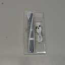 Heated Eyelash Curler, 2 in 1 Eye Lash Curler and Eyebrow Trimmer for Women with 2 Temperature Modes, USB Rechargeable Electric Eyelash Curler, Anti-Burn Design, Ideal Gift for Women (Black)