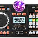 VTech Kidi DJ Mix (Black), Toy DJ Mixer for Kids with 15 Tracks and 4 Music Styles, with Lights and Effects, Educational Toy, Interactive Toy for Kids Aged 6 Years +,10.4 x 35.8 x 24.3 cm