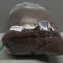 100% Turkish Cotton Waffle Blanket Queen - Cozy, Airy, Lightweight Summer Throw Blankets - Made in Turkiye, (Dark Brown Blanket, Queen Size 90" x 90")