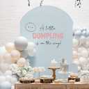 Sweet Baby Boy Sign Decal for Baby Shower Decorations - Gender Reveal Sign Decal, Baby Shower Party Decal Sign for Party, Balloon Arch, Backdrop, Room...