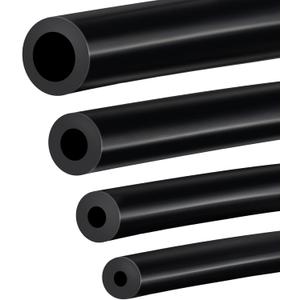4PCS Vacuum Hose Automotive, 5 FT 1/8 5/32 1/4 3/8 Inch ID Vacuum Line, 130PSI Max Pressure Vacuum Lines Automotive, Silicone Vacuum Line