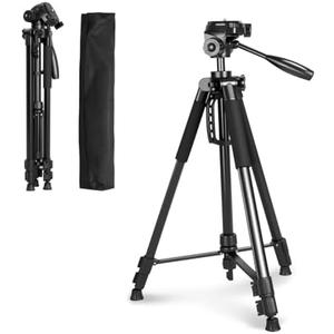 Takamine Lightweight Laser Level Tripod,58.27 Inch Adjustable Laser Level Stand, with 3-Way Rotating Head, 2 Bubble Levels, 1/4 Inch Threaded Interface