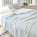 AmyHomie Cooling Blanket for Kids, Soft Comfy Summer Throw for Hot Sleepers, Kids Blanket for Boys & Girls (50x60in, Grey Space)