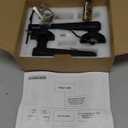 Fingerprint Door Lock Smart Voice Guidance Door Knob with Keyless Entry,Door Locks for Bedrooms,Home Hotel Office Apartment Rental House Fingerprint Door Knob,Easy to Install (Black) (Door thickness:1-9/16" to 2-3/16"(40-55Mm))