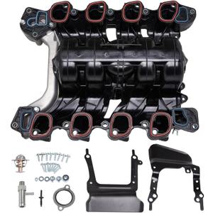 615-375 Engine Upper Intake Manifold w/Gaskets Compatible with 2007 2008 E-150 E-250 F'150 Lobo 4.6L V8 Replace# 7L3Z-9424-F 019495456162