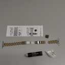 MioHHR Slim Metal Band Compatible with Apple Watch Band 42mm(Series 11 10) 41mm(Series 9 8 7) 40mm(Series 6 5 4 SE3/2/1) 38mm(Series 3 2 1),Stainless Steel iWatch Bands for Women,Silver/Gold