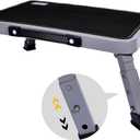 3 Levels Adjustable Folding Step Stool,Foldable RV Step Stool,Safer Metal Stepping Stool for Adults and Seniors,Sturdy and Stable,350 Ibs Capacity,for Bedroom,Kitchen,Office,SUV and More Use (Gray)