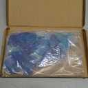 Sea Glass for Craft - 14oz Frosted Flat Glass in Deep Blue, White & Light Blue, Bulk Seaglass Pieces for Beach Weddings Home Decor