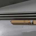 TONIAL1 Inch Double Curtain Rods 36 to 72 Inch (3 to 6 ft), Heavy Duty Decorative Drapery Rod for Windows 24 to 68 Inch (6 to 5.7 ft) with Classic Cap Finial, Antique Silver