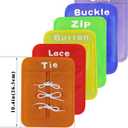 Dress Learning Boards Preschool Early Educational to Basic Life Skills Dress Learning Boards Learn to Button,Buckle,Zip,Snap,Lace & Tie