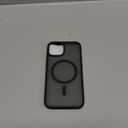SUPFINE Magnetic for iPhone 14 Case & iPhone 13 Case (Compatible with MagSafe)(Military Grade Drop Protection) Slim Translucent Matte Shockproof Phone Cover,Black