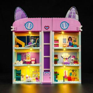Hilighting Upgraded Led Light Kit Compatible with Lego Gabby's Dollhouse Building Set, Lights Decoration Compatible with Lego 10788 (Model Not Included)