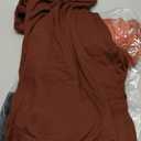 3 Pack Women's Maternity Pants Maternity Jogger Sweatpants Over The Belly Stretchy Pregnancy Pants with Pockets (Large, Pumpkin, Dark Brown, Black)