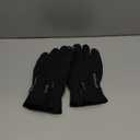 Unisex Winter Skiing Bike Motorcycle Touch Screen Gloves, Windproof - Thermal Warm Full Finger Racing Cycling Skiing Gloves for Men Women, Outdoor Sports Mittens with Rainproof - Black, Black M