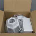 EMART Dusk to Dawn Outdoor Porch Sconce, LED Waterproof Exterior Light Fixtures, Special Handling Anti-Corrosion Plastic Material, Lamp for Garage, Front Door, House - 1 Pack, White (Bulb Included)