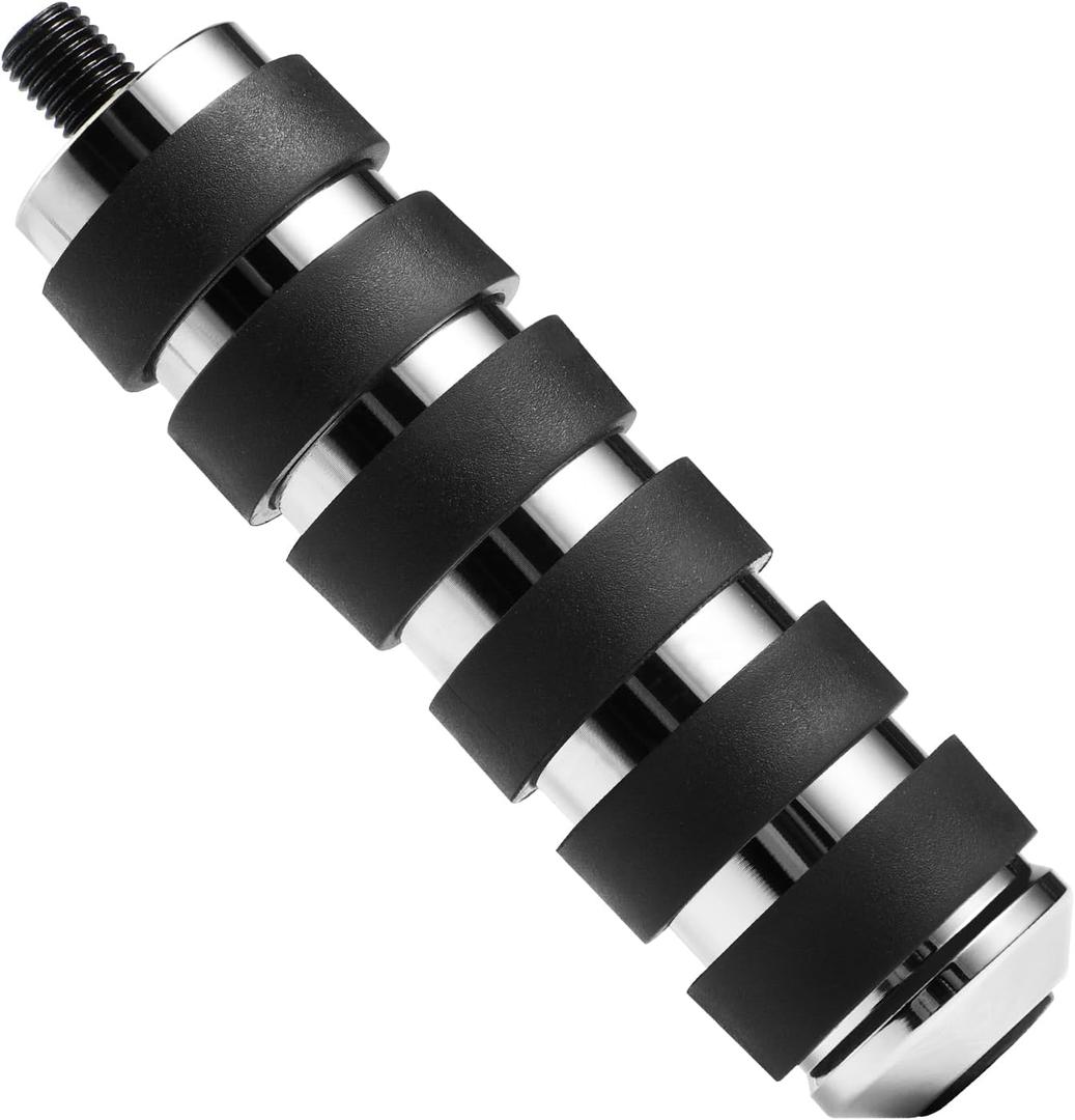 3.8" Motorcycle Extended Shift Peg, Long Heel Toe Shifter Peg Fit For Harley Touring Street Glide Road King Road Glide Trike Dyna Sportster FL Softail, Chrome, 1 Pc
