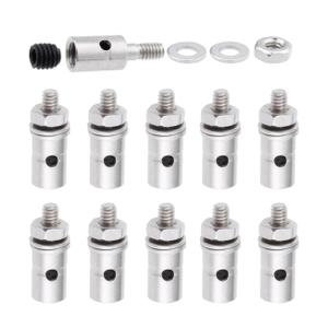 Hobbypark 25pcs Adjustable Pushrod Connector Linkage Stoppers D1.3mm RC Airplane Plane Parts
