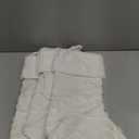 AOGU 3 Pack 18 Inch Faux Fur Christmas Stockings Cable Knit Knitted Thick Snowy White Xmas Christmas Stockings Hanging Ornaments Candy Gift Bags for Christmas Decorations