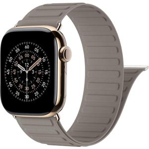 Patented Magnetic Link Sport Band Compatible with Apple Watch Bands Men 44mm 45mm 46mm 49mm 42mm 41mm 40mm 38mm Women, Nylon Sport Loop Strap for iWatch Ultra 3 2 1 SE Series 11 10 9 8 7 6 5 4 3 2 1