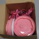 Yungyan 16 Sets Pink Cowgirl Party Favors Goodie Cups with Lids and Straws for Halloween Party Decorations Reusable 16oz Plastic Candy Cups Plastic Straws for Birthday Gift(Pink Cowgirl)