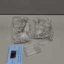 2 Packs 100 LED Christmas Snowflake String Lights Hanging Decorations - Winter Wonderland Lighted Decor for Holiday Xmas Indoor Outdoor Party Supplies (42.6ft,Batteries Not Included) (White)