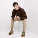 Hanes mens Ultimate Sweatshirt, Heavyweight Fleece Hoodie, Cotton Sweatshirt for Men (Brown, M)