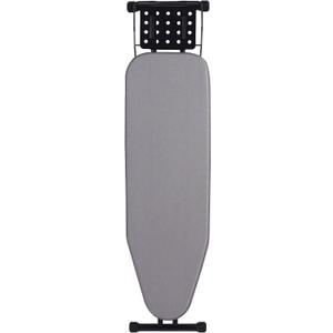 Jakeefud Deluxe Ironing Board with Heat Resistant Cover and Thicken Felt Pad, Heavy Sturdy Legs,Full Size Hanger Iron Board,Foldable (L-Grey)