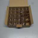 Meconard G40 Led Replacement Light Bulbs, 1.57 Inch 1 Watt Shatterproof LED Globe Bulbs for Indoor Outdoor String Lights, E12 or C7 Candelabra Screw Base Sockets, Warm White, 50 Pack