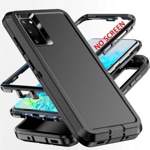 AYMECL for S20 Case,[Military Grade] 3 in 1 Full Body Shockproof Dust/Drop Proof Heavy Duty Protection Cover,for Galaxy S20 5G 6.2 Inch,Black