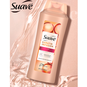 Suave Professionals Color Care Shampoo Shampoo for Color Treated Hair Keratin Infusion Color Protecting Shampoo, 28 Ounce (Pack of 3)