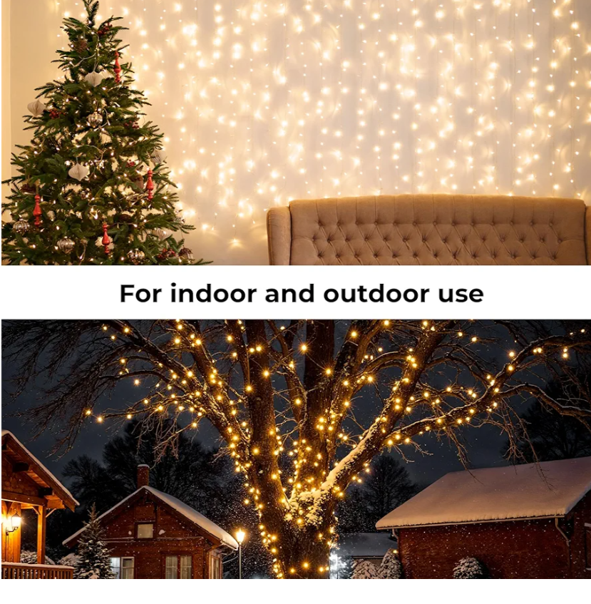 Holiday Essence 300 Clear Incandescent Christmas Lights Green Wire