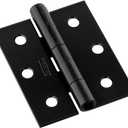 National Hardware N115-451 V129 Screen/Storm Door Hinges in Black, 3" x 2-1/2", 2 piece