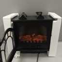 ZAFRO Freestanding Electric Fireplace Stove with Realistic Flame, 5100 BTU Electric Fireplace Heater with Retro Design, 1000W/1500W, Dual Safety Protection for Living Room, Bedroom (23 inch Standard)