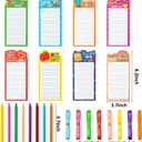 24P Teacher Notepads with Pen Teacher Appreciation Gifts, Motivation Positive Journal with Flower Pattern Border Portability Pocket Notebook, Teacher's Day Birthday Gift Office Home Present Supplies