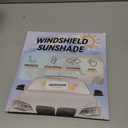 INSAUTO Custom Fit Windshield Sun Shade Accessories for Toyota Camry 2018-2024, Foldable Front Window Sunshade, UV & Heat Reflector, Keeps Interior Cool, Includes Storage Bag