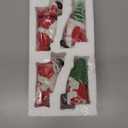 4 Pack Christmas Stocking Holders for Mantle, Gnome Stocking Hangers for Mantel, Christmas Stockings Hooks