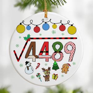Six Seven Christmas Ornament, Funny 67 Meme Ornament, Six Seven Ornaments, Funny Christmas Ornaments 2025, Gen Alpha Humor, Gifts for Teen,Grandkid Gift, 67 Meme Gift, Stocking Stuffers for Teens